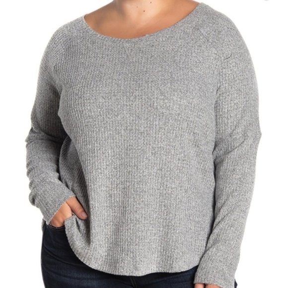 Sweet Romeo Sweaters - SWEET ROMEO Cozy Thermal Pullover
